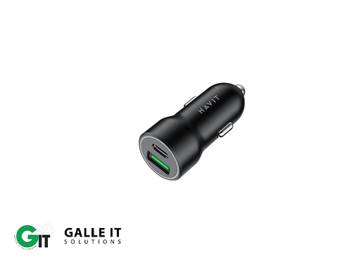 Havit HV-CC613 USB+TYPE-C Port CAR Charger