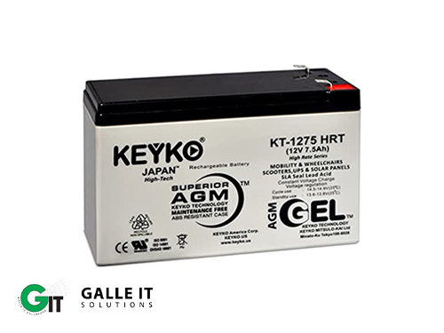 Keyko 12V 7.5Ah UPS Battery