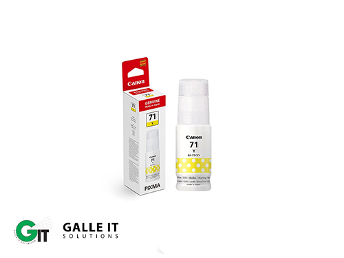 Canon 71 Yellow Genuine Ink