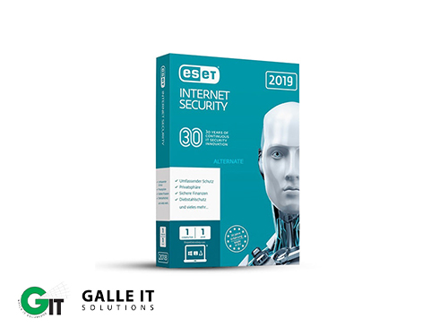 Eset Internet Security  Virus Guard 1 Device 1 Year
