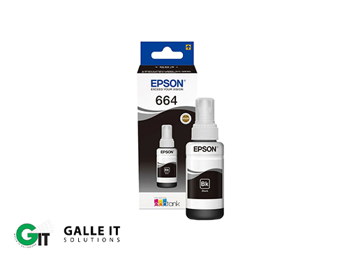 Epson 664 Black Genuine Ink
