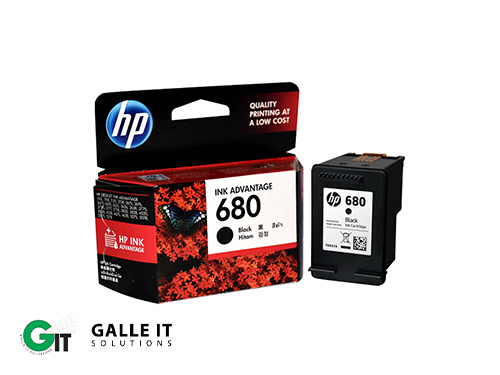 HP 680 Black Genuine Cartridge