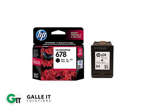 HP 678 Black Genuine Cartridge