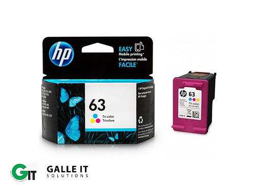 HP 63 Color Genuine Cartridge