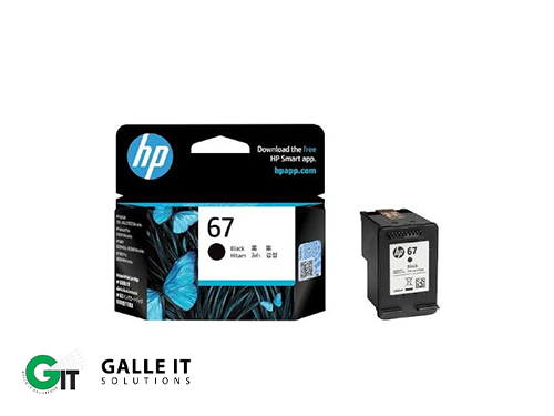 HP 67 Black Genuine Cartridge