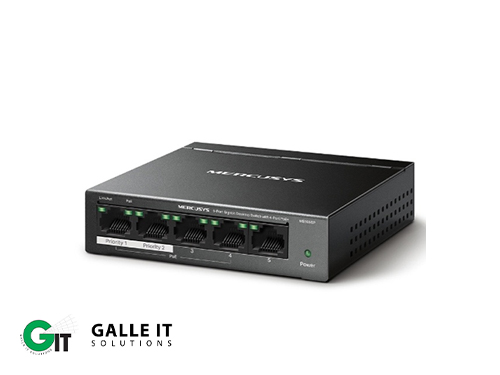 Mercusys MS105GP 5-Port Gigabit 4-Port PoE+ Desktop Switch