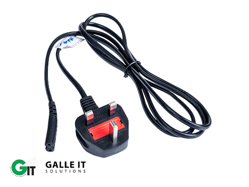 Power Cable 1.5M  Two Pin With Fused
