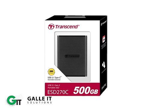 Transcend ESD270C 500GB External SSD Hard Disk