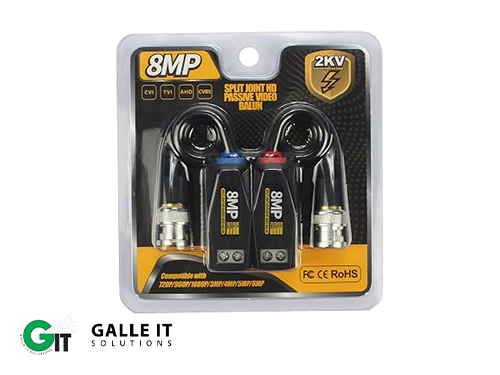 Video Balun Connector 8MP