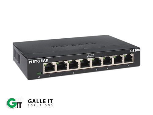 NETGEAR GS308-300UKS 8 Port Gigabit Switch