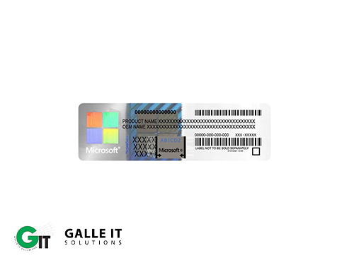 Windows 11 Pro Genuine License Key Sticker
